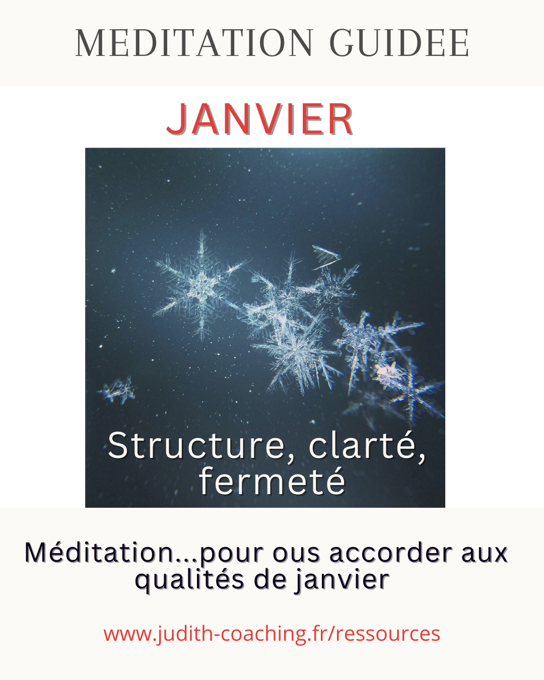 Méditation de janvier